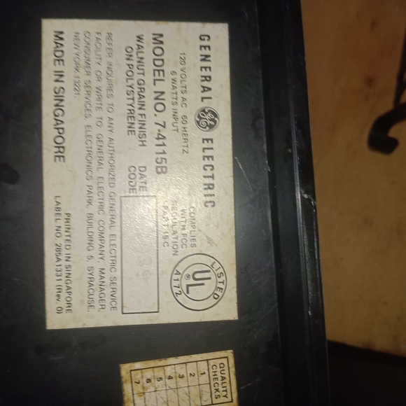 , Vintage Sears Silvertone Solid State AM Radio 7004 Working Vintage Salvage - Picture 5 of 6